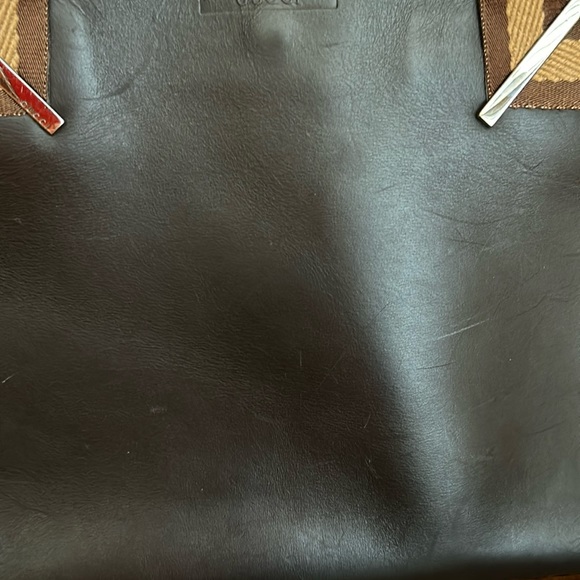 Gucci Vintage Sherry Line Web Tote Black - Picture 12 of 14